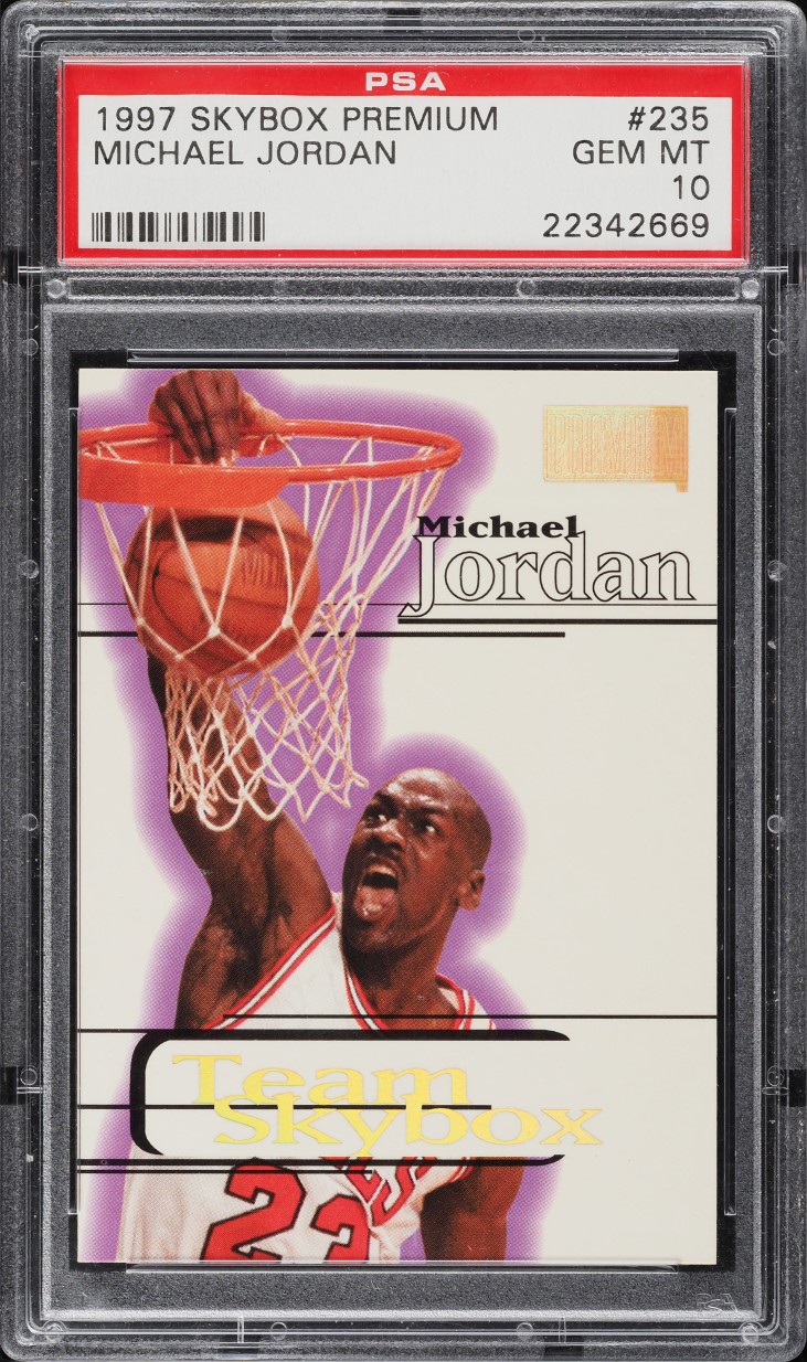 1997 Skybox Premium Michael Jordan #235 PSA 10 GEM MINT