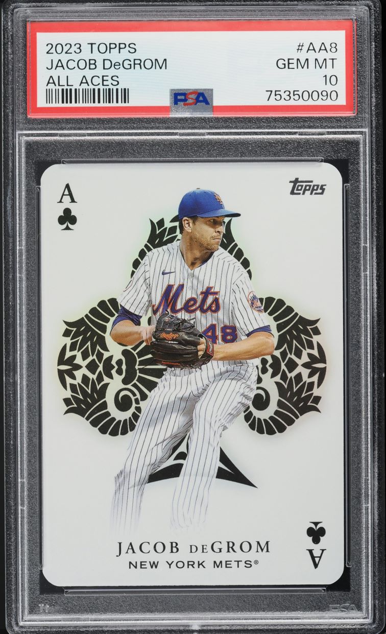 2023 Topps All Aces Jacob DeGrom #AA8 PSA 10 GEM MINT