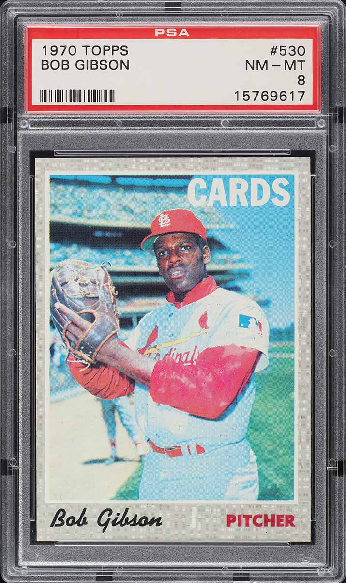 1970 Topps Bob Gibson #530 PSA 8 NM-MT