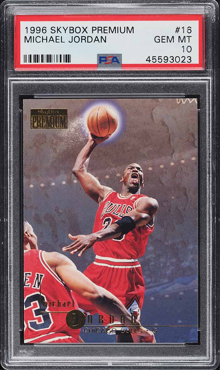 1996 Skybox Premium Michael Jordan #16 PSA 10 GEM MINT