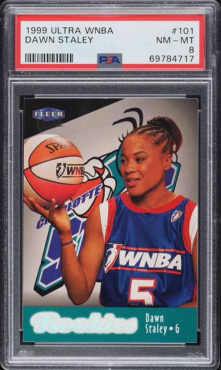 1999 Ultra WNBA Dawn Staley ROOKIE #101 PSA 8 NM-MT