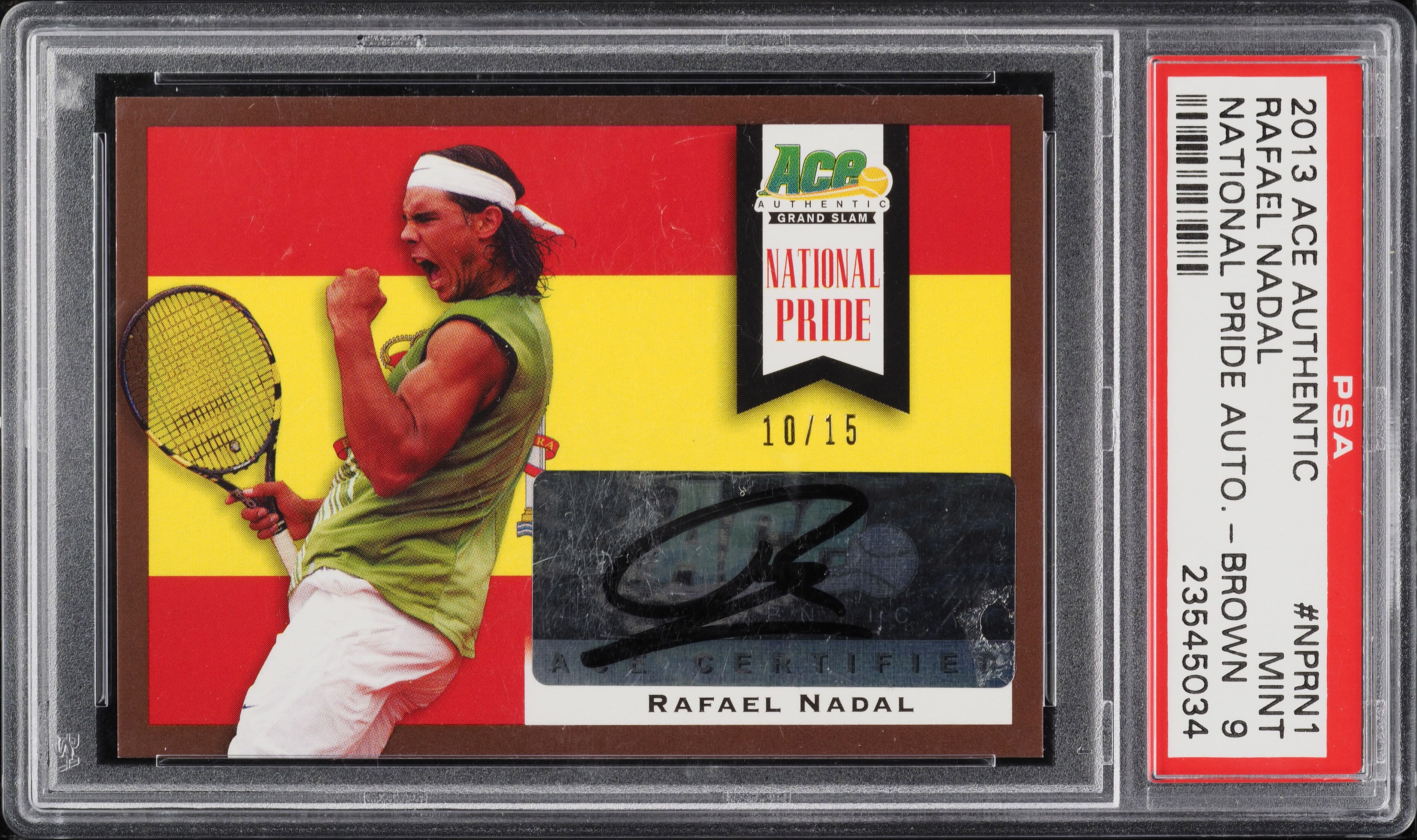 Rafael Nadal Auto Car Kia Tennis Nadal's car Signed Collection