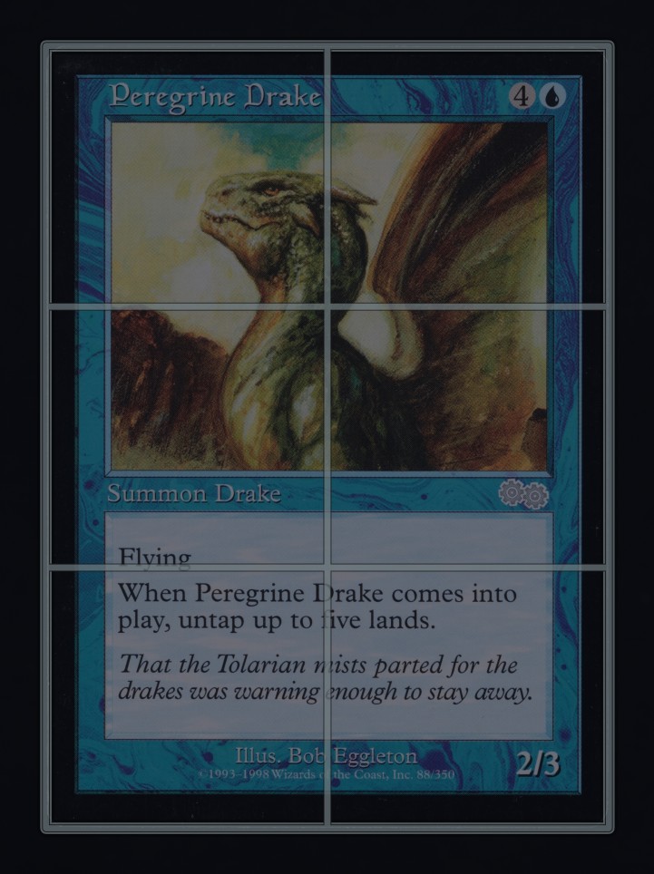 mtg cards like peregrine drake 1998 Magic The Gathering Urza's Saga #88 MBA AUTH on Fanatics Collect Drake and Jaws // Pauper