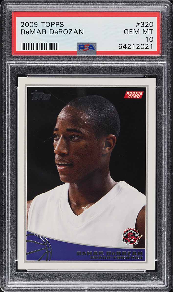 2009 Topps Basketball DeMar DeRozan ROOKIE #320 PSA 10 GEM MINT