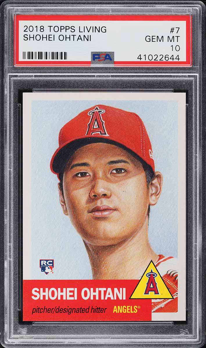 2018 Topps Living Shohei Ohtani ROOKIE #7 PSA 10 GEM MINT