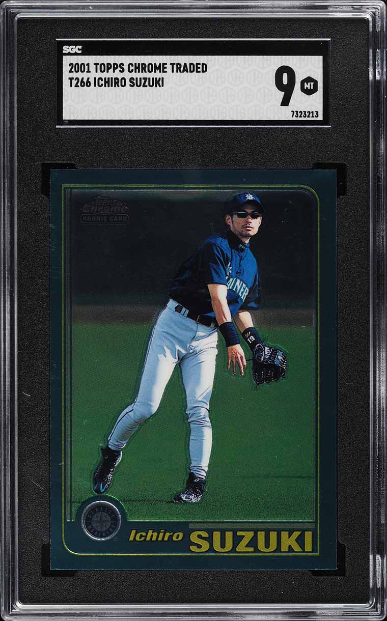 2001 Bowman Draft Picks Ichiro ROOKIE #BDP84 PSA 9 MINT on
