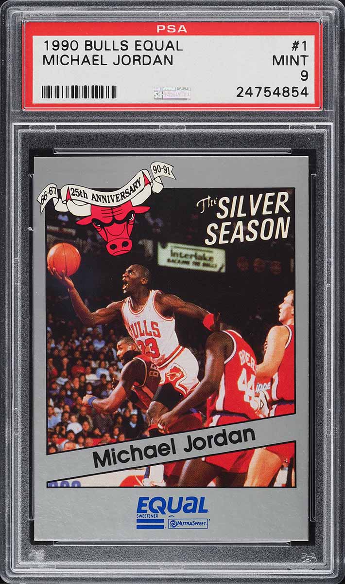 1990 Bulls Equal Michael Jordan #1 PSA 9 MINT