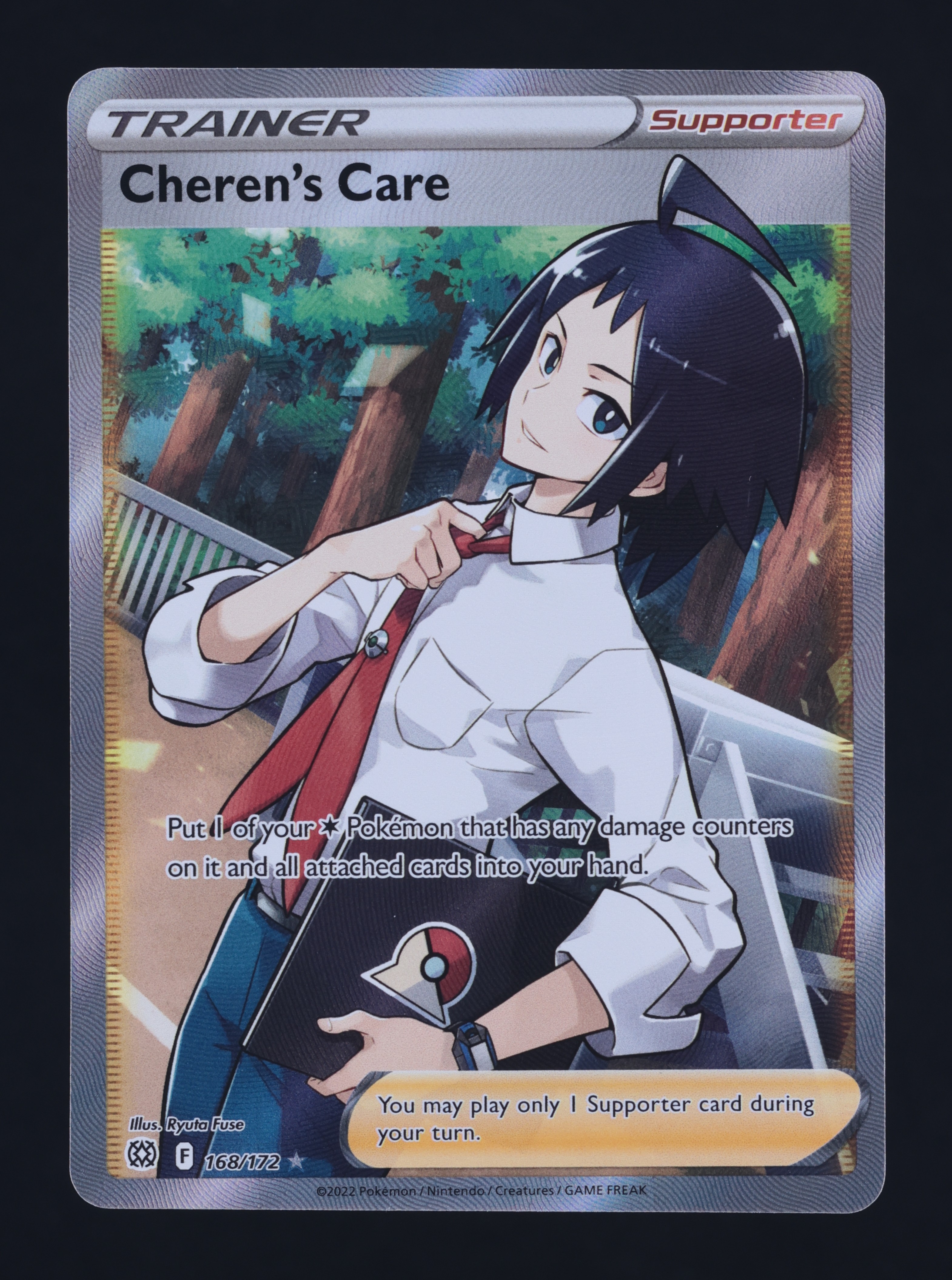 cheren's care pokemon card price TCG Full Art Trainer GG58/GG70 Crown Zenith  2Sis Collectibles chibi Crown Zenith 2022 Pokemon Sword & Shield
