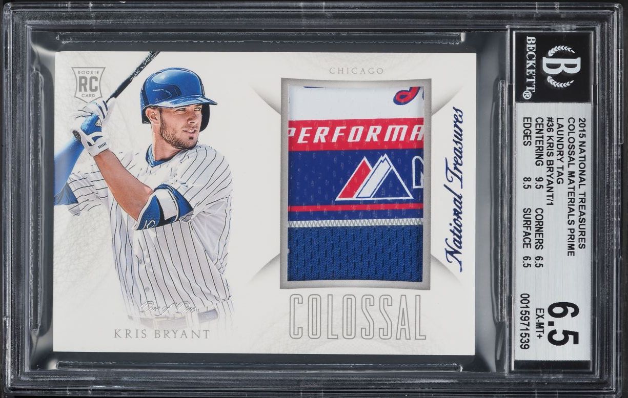 2015 Panini National Convention Kris Bryant ROOKIE RC #69B BGS 9.5