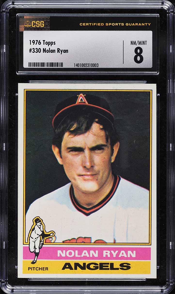 1976 Topps Nolan Ryan #330 CSG 8 NM-MT