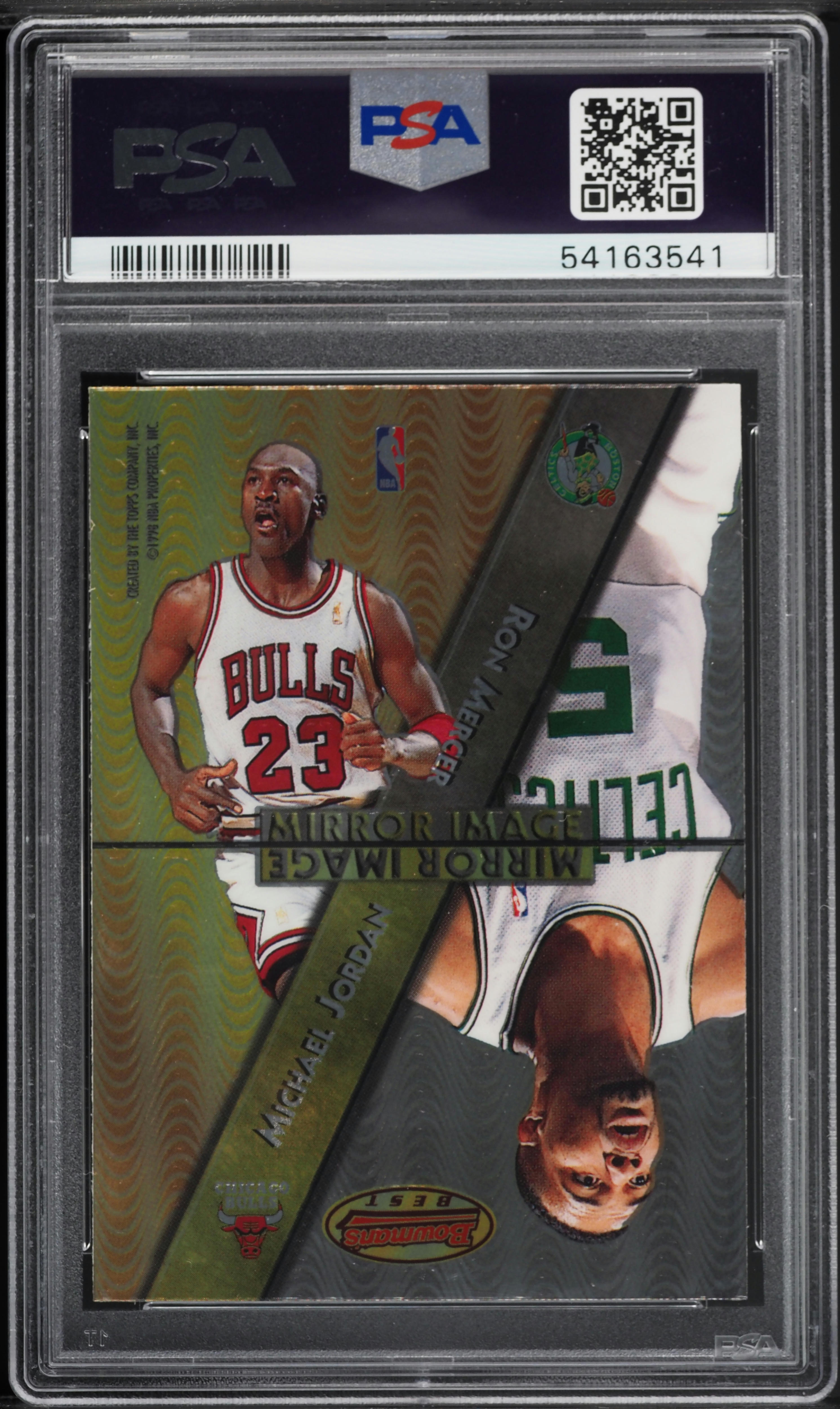 1997 Bowman's Best Mirror Image Michael Jordan #MI1 PSA 9 MINT on