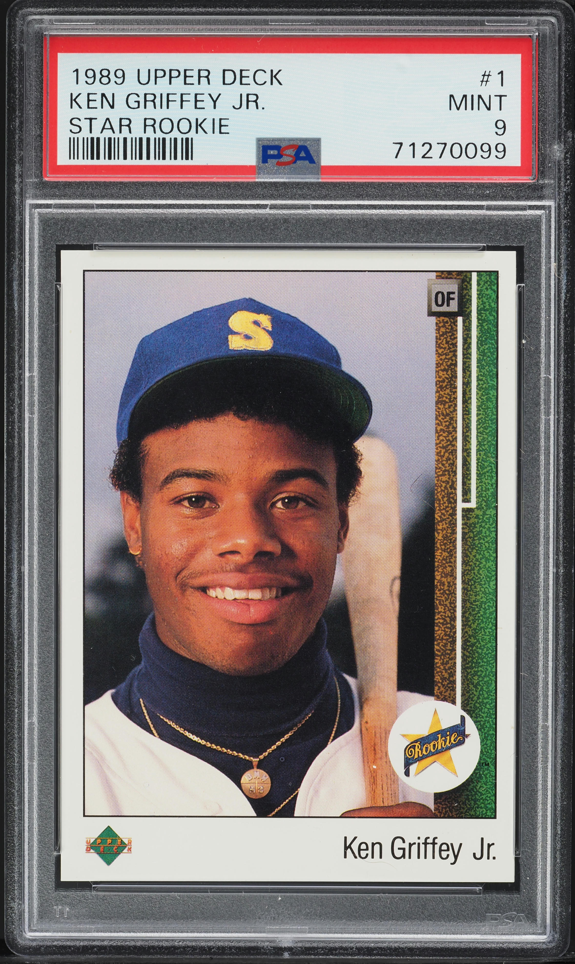 1989 Upper Deck Ken Griffey Jr. ROOKIE #1 PSA 9 MINT