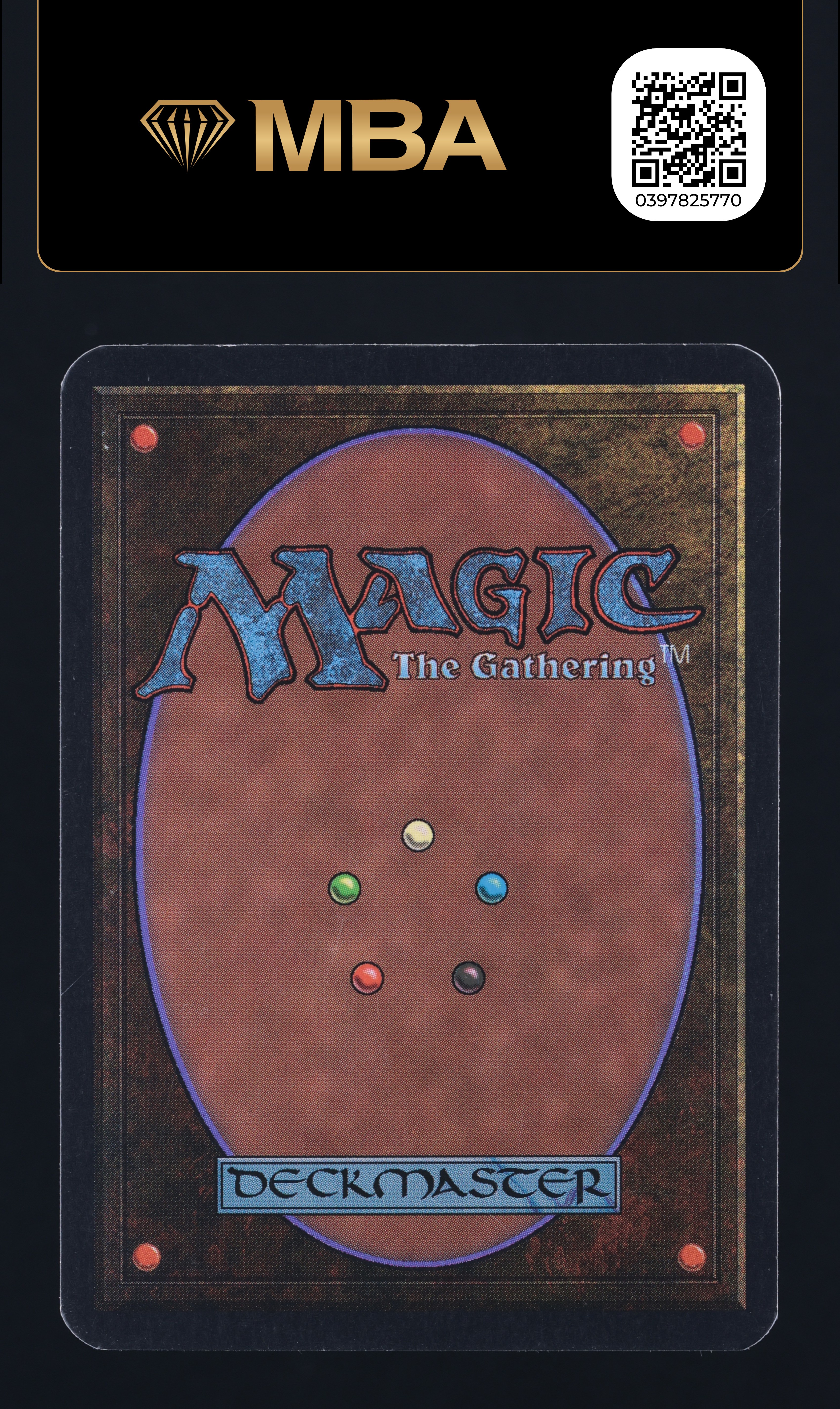 1993 Magic The Gathering MTG Alpha Jade Monolith MBA AUTH on