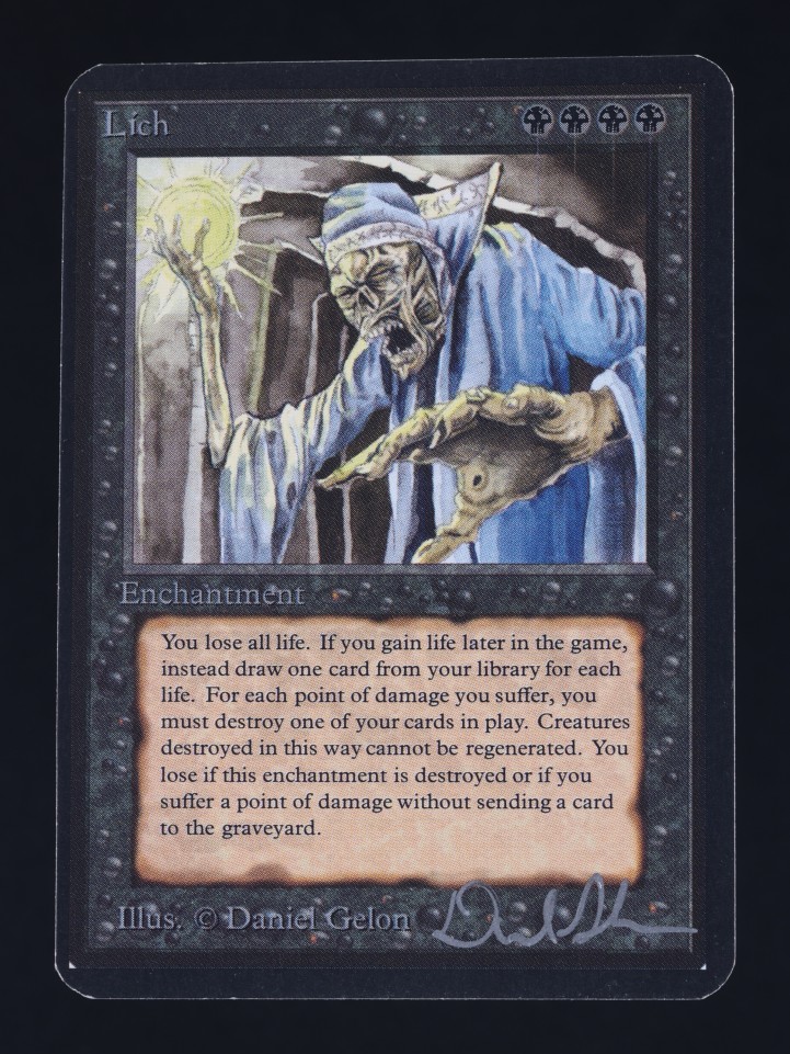 lich mtg cards Amazon.com: Magic: the Gathering - Phylactery Lich - Magic 2011 main image 1