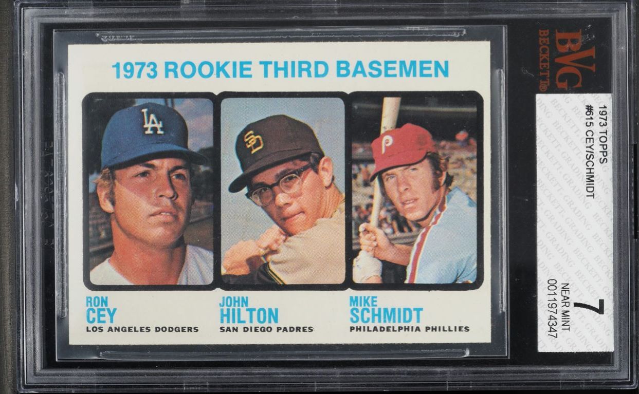 1973 Topps Mike Schmidt ROOKIE #615 BVG 7 NRMT