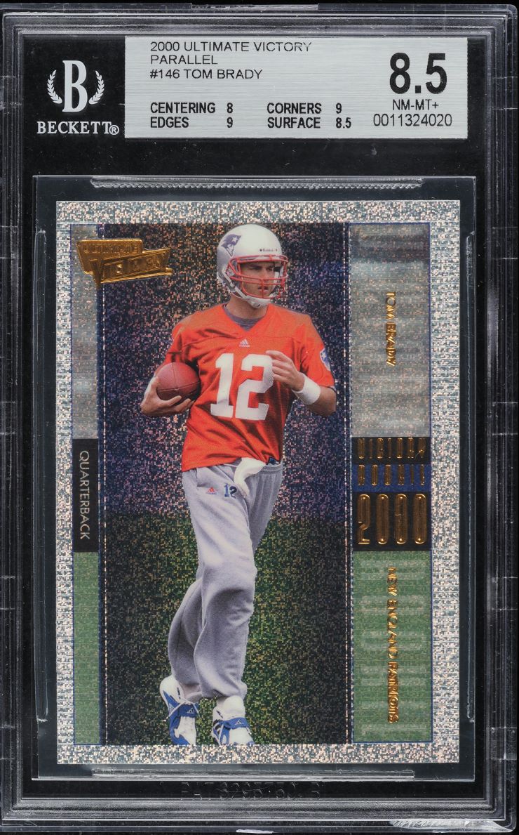 2000 Ultimate Victory Parallel Tom Brady ROOKIE #146 BGS 8.5 NM-MT+
