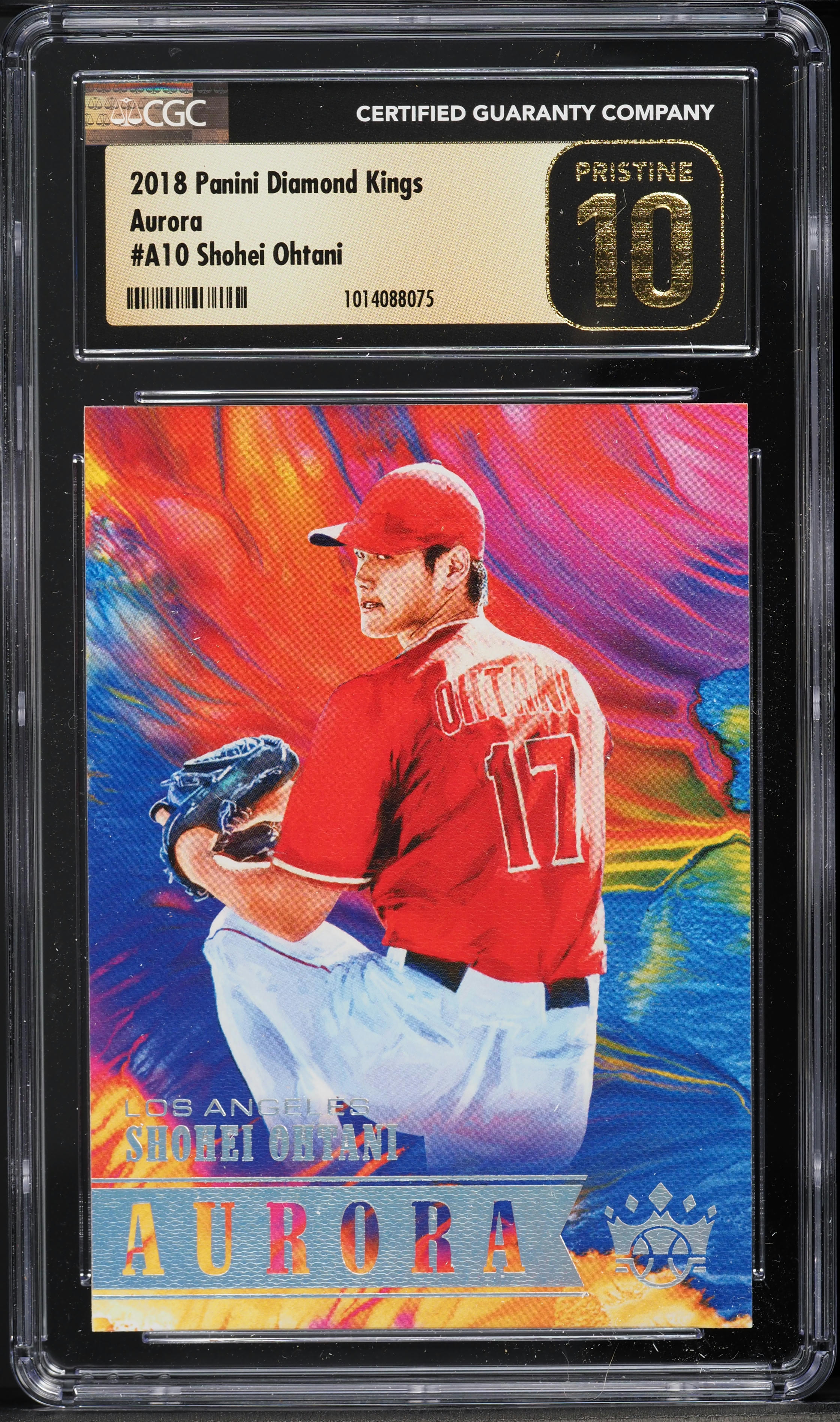 2018 Panini Diamond Kings Aurora Shohei Ohtani ROOKIE #A10 CGC 10 PRISTINE