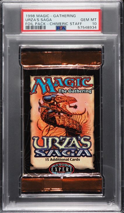 1998 Magic The Gathering MTG Urza's Saga Booster Pack Chimeric