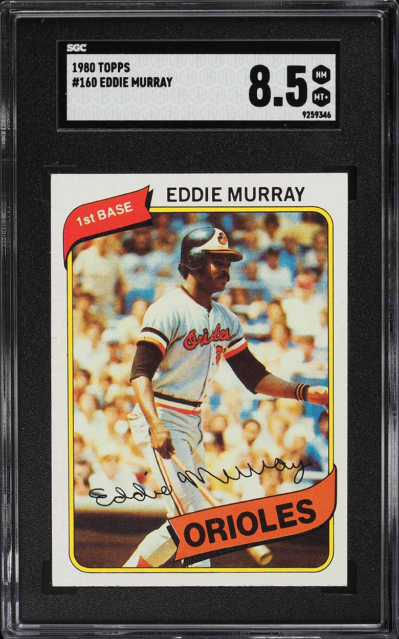 1980 Topps Eddie Murray #160 SGC 8.5 NM-MT+