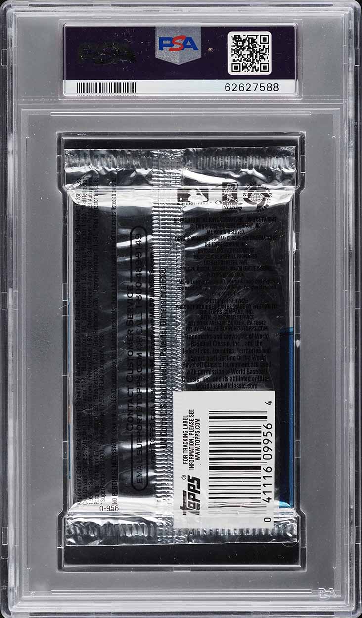 2009 Bowman Draft Picks & Prospects Foil Pack, Trout ROOKIE? PSA 8 NM-MT