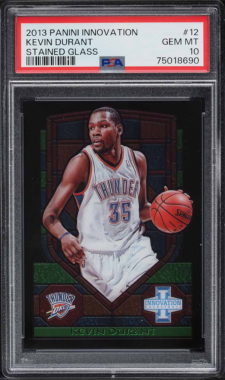 2013 Panini Innovation Stained Glass Kevin Durant #12 PSA 10 GEM MINT