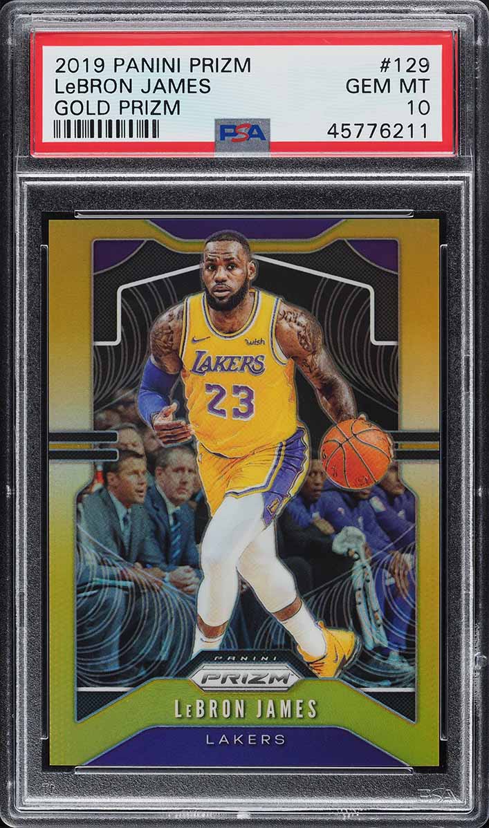 2019 Panini Prizm Silver LeBron James #129 BGS 9.5 GEM MINT on