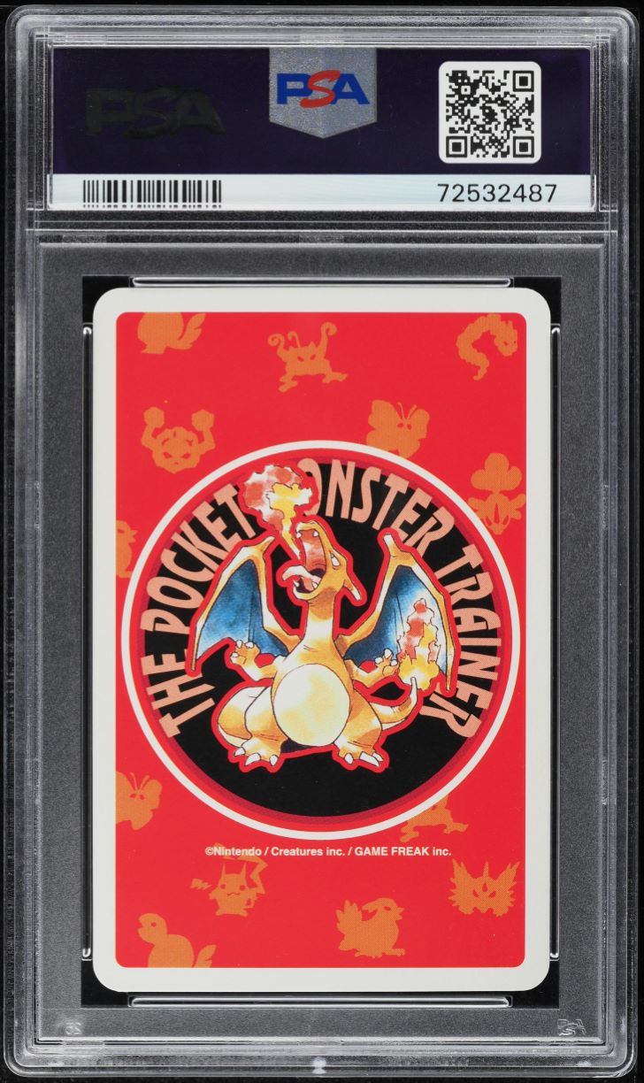 1996 Pokemon Red Version Playing Cards 6 Of Spades Gengar #094A