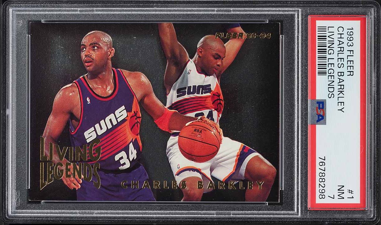 1993 Fleer Living Legends Charles Barkley #1 PSA 7 NRMT