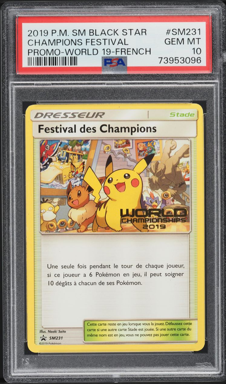 2019 Pokemon Korean SM World Championships Champions Festival CGC