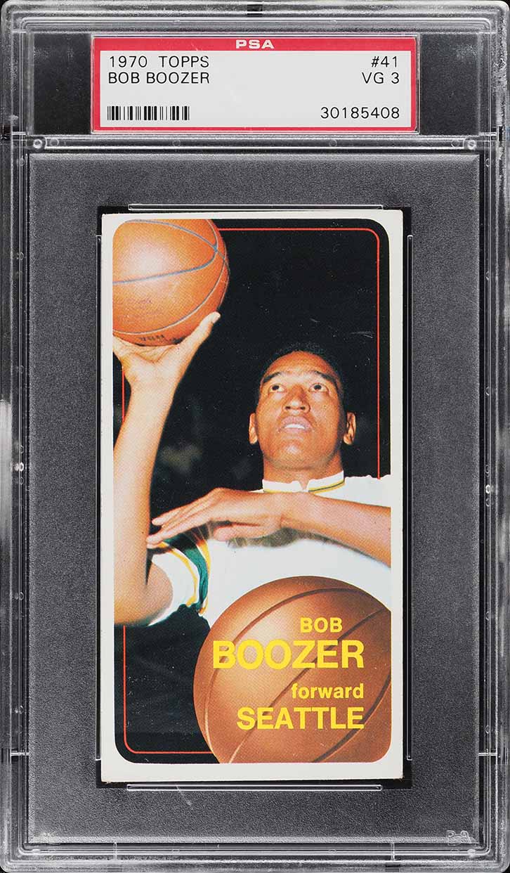 1970 Topps Basketball Bob Boozer #41 PSA 3 VG