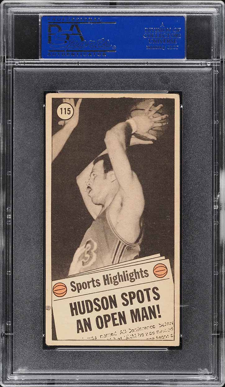 1970 Topps Basketball Lou Hudson ALL-STAR #115 PSA 3 VG