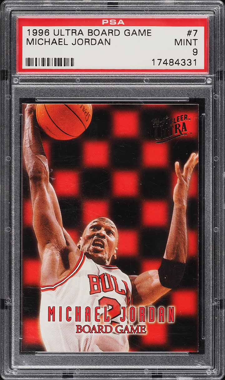 1996 Ultra Board Game Michael Jordan #7 PSA 9 MINT on Fanatics Collect