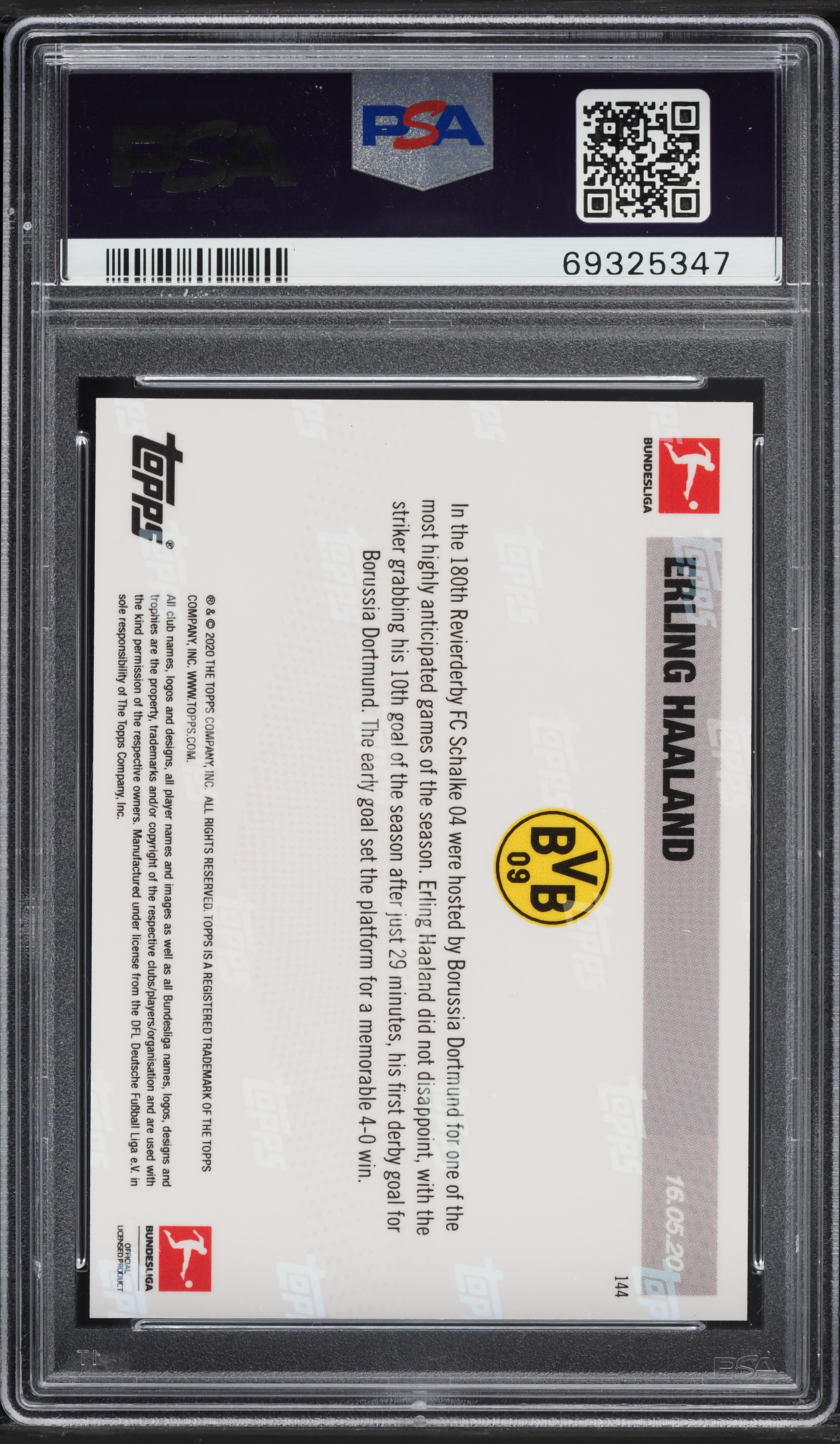 その他 2019 topps now ERLING HAALAND psa10 2019 Topps Now UEFA Champions League Erling Haaland ROOKIE #11 PSA