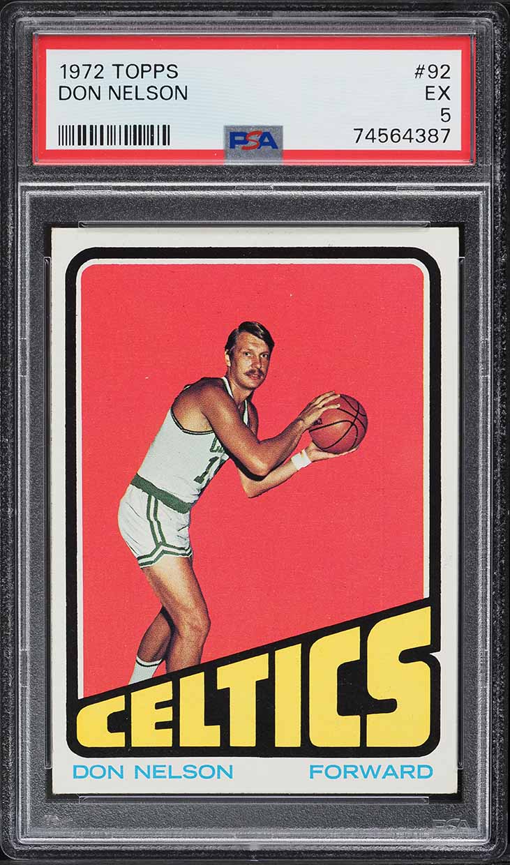 1972 Topps Basketball Don Nelson #92 PSA 5 EX
