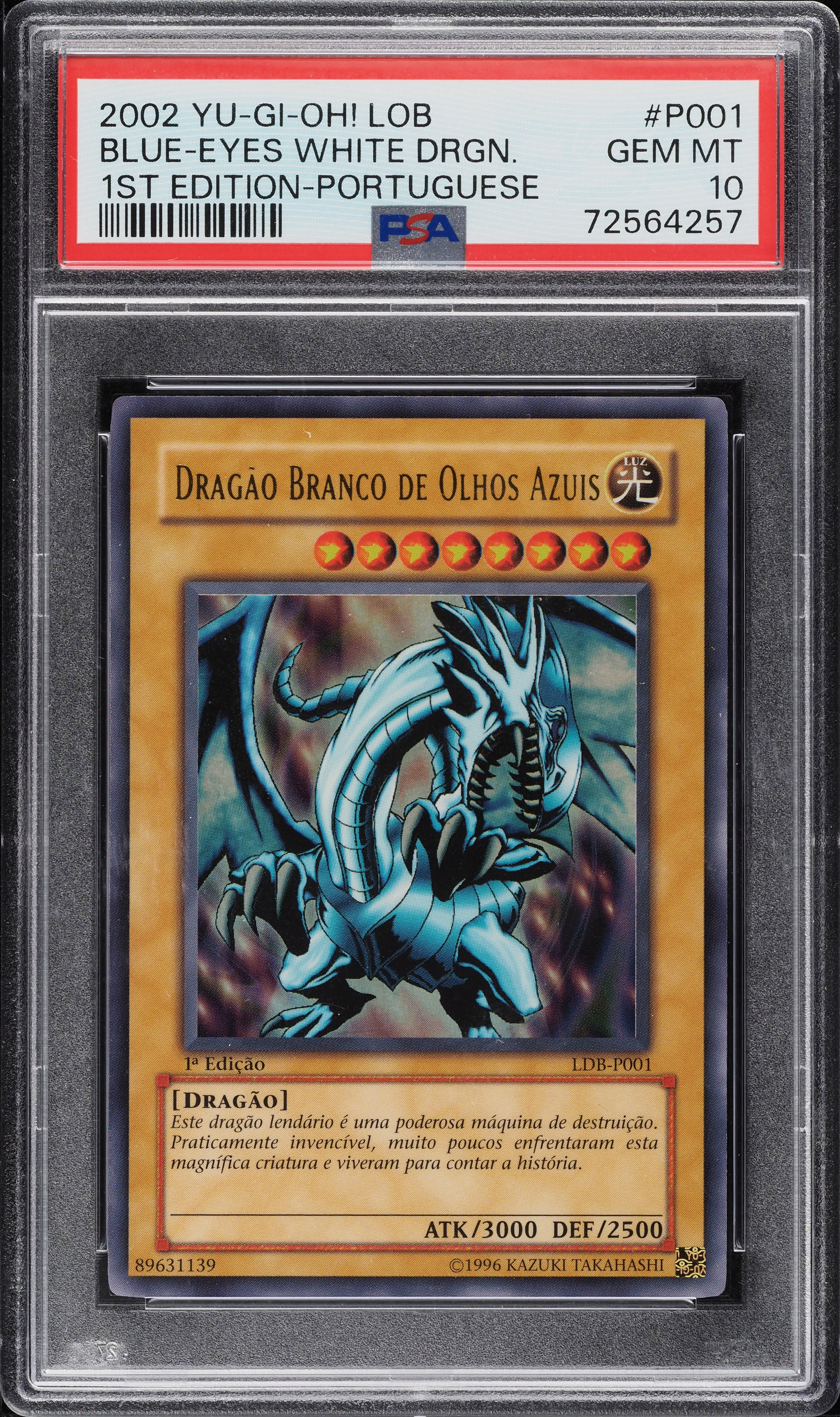 yugioh portuguese cards Top 4 National Yu-Gi-Oh! Players Mint / near mint condition Yu Yu-Gi-Oh! Promo Card LC01-EN004 Blue