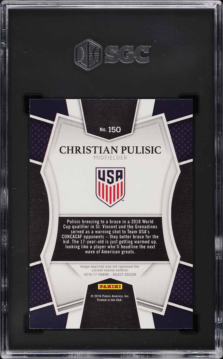 2016 Select Mezzanine Christian Pulisic ROOKIE #150 SGC 10 GEM