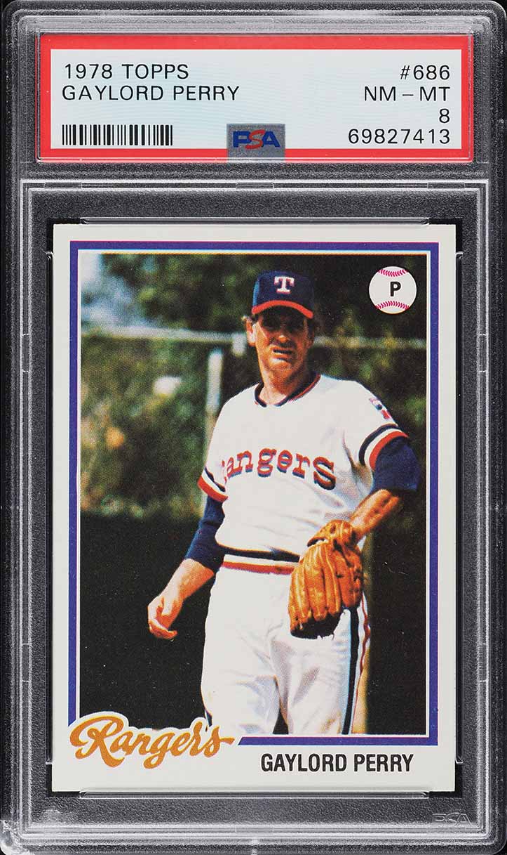 1978 Topps Gaylord Perry #686 PSA 8 NM-MT on Fanatics Collect