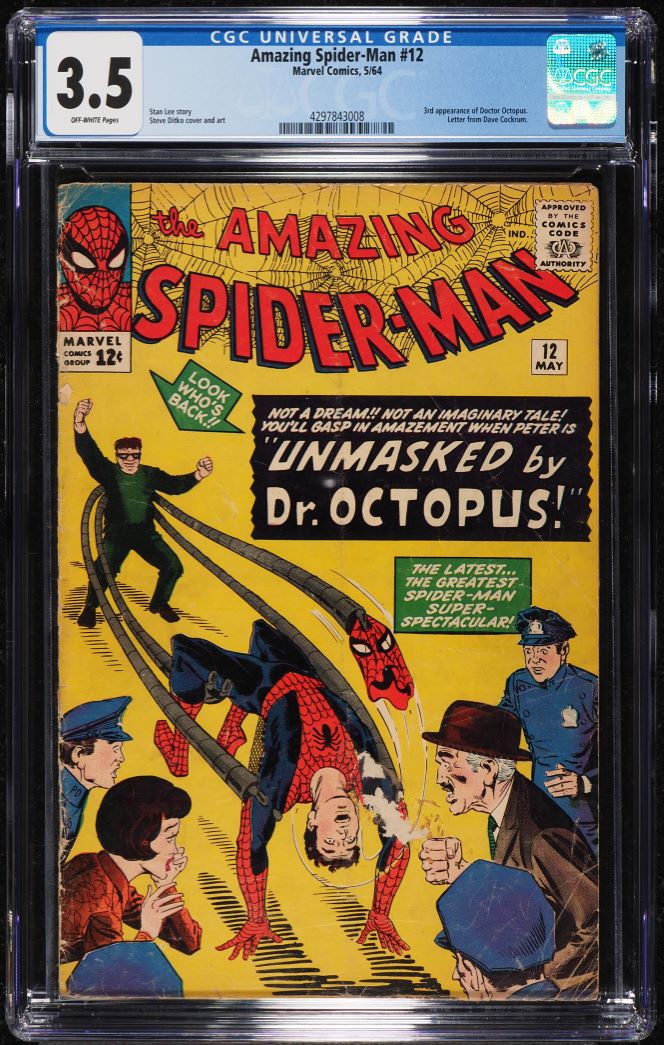 2019 Upper Deck Marvel Premier Spider-Man /100 #39 SGC 8 NM-MT on