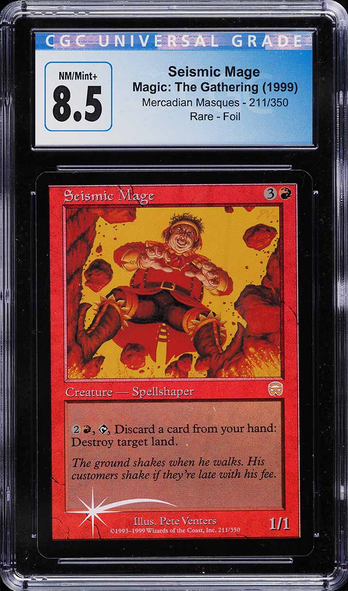 1999 Magic The Gathering Mercadian Masques Foil Snuff Out #162 CGC
