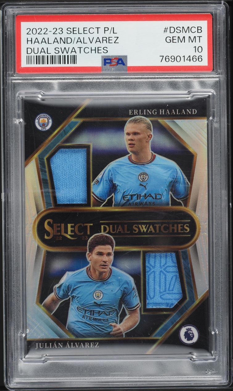 2022 Topps Total Football Red Erling Haaland 5/5 #13 PSA 10 GEM