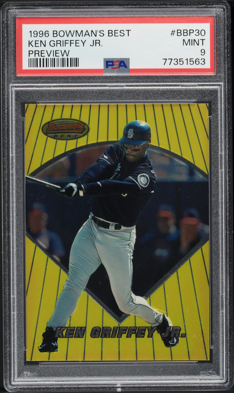 1996 Bowman's Best Preview Ken Griffey Jr. #BBP30 PSA 9 MINT