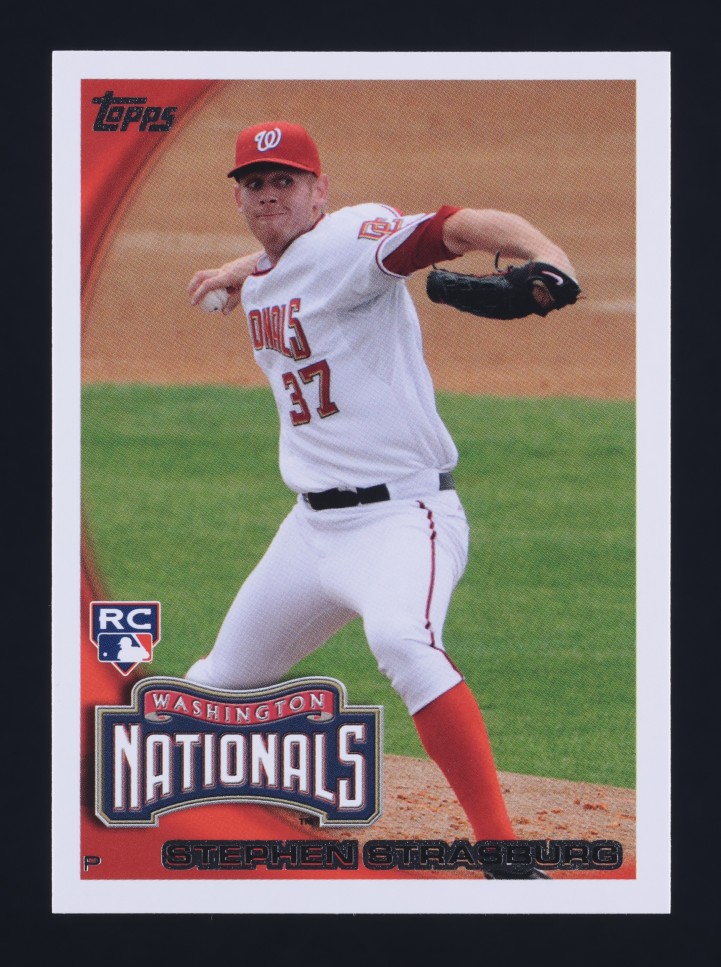 2010 Topps Stephen Strasburg ROOKIE #661 MBA AUTH
