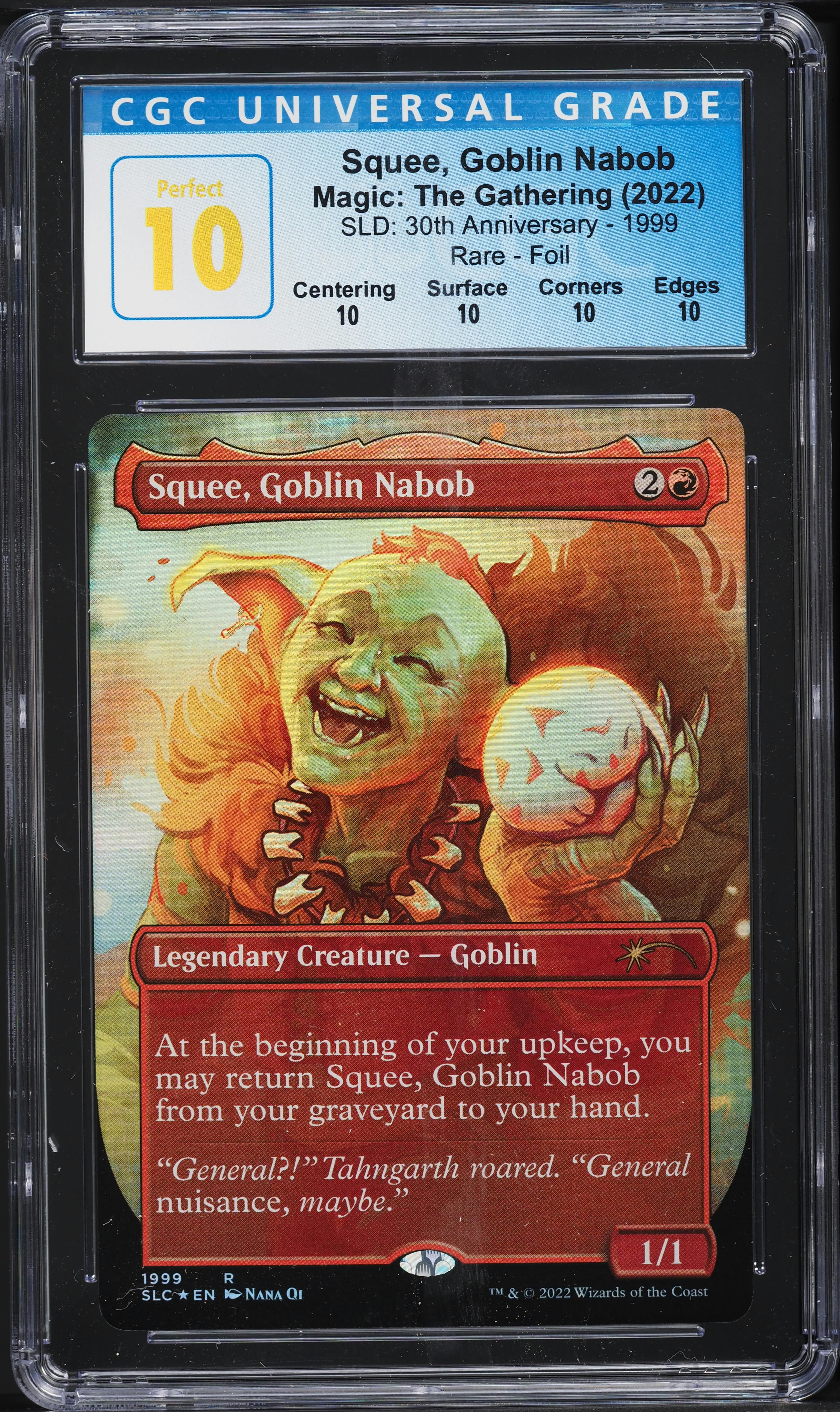 2022 Magic The Gathering SLD: 30th Anniversary Foil Squee, Goblin