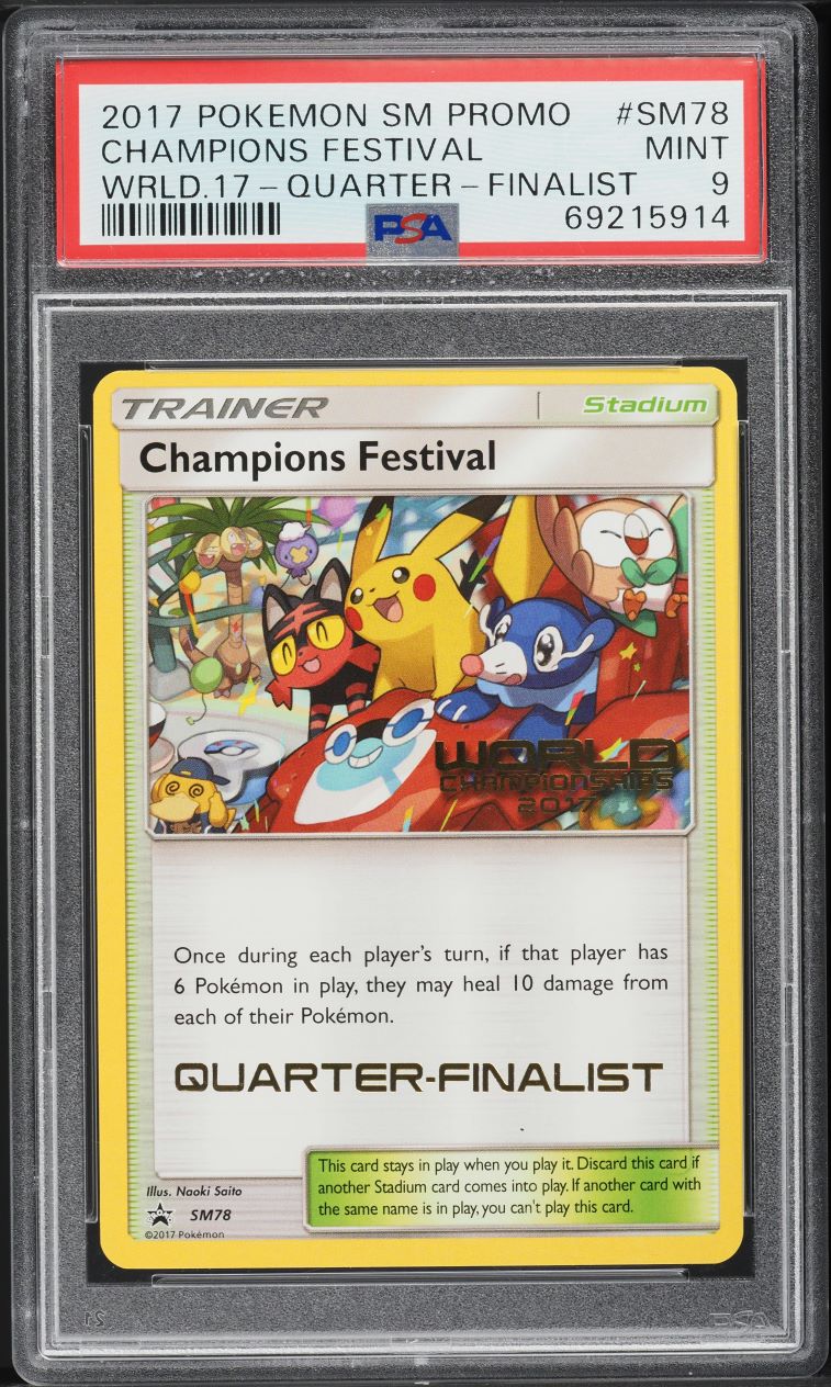 2017 Pokemon SM Black Star Promo Quarter-Finalist Champions