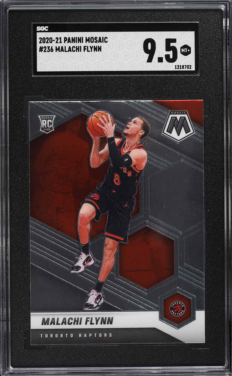 2020 Panini Mosaic Malachi Flynn ROOKIE #236 SGC 9.5 MINT+