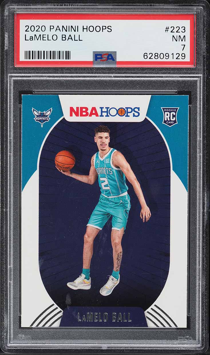 2020 Hoops LaMelo Ball ROOKIE #223 PSA 7 NRMT