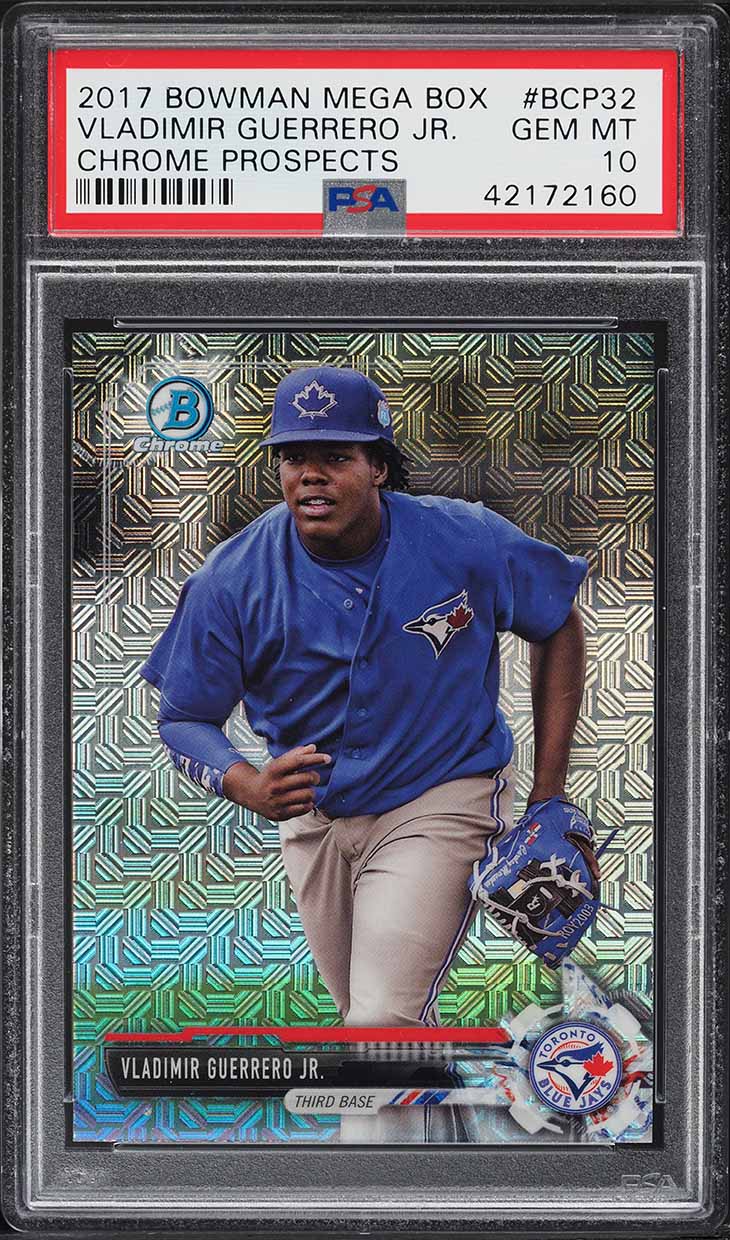 2017 Bowman Chrome Mega Box Vladimir Guerrero Jr. ROOKIE #BCP32 PSA 10 GEM MINT