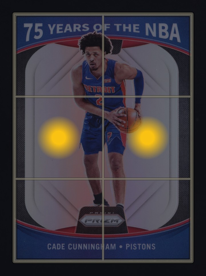 2021 Panini Prizm 75 Years Of The NBA Silver Cade Cunningham ROOKIE #21 MBA AUTH