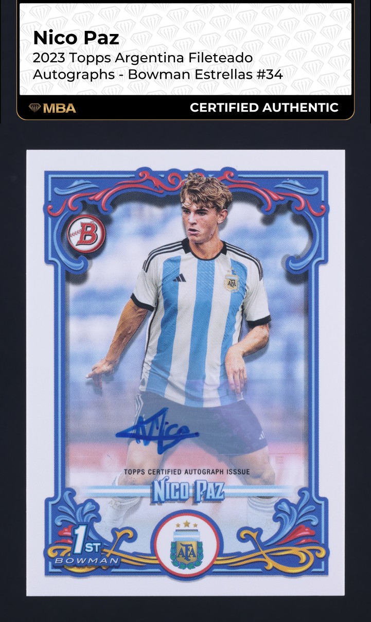 ロメロ/Cristian Romero】2023 Topps Argentina Fileteado Auto 直筆