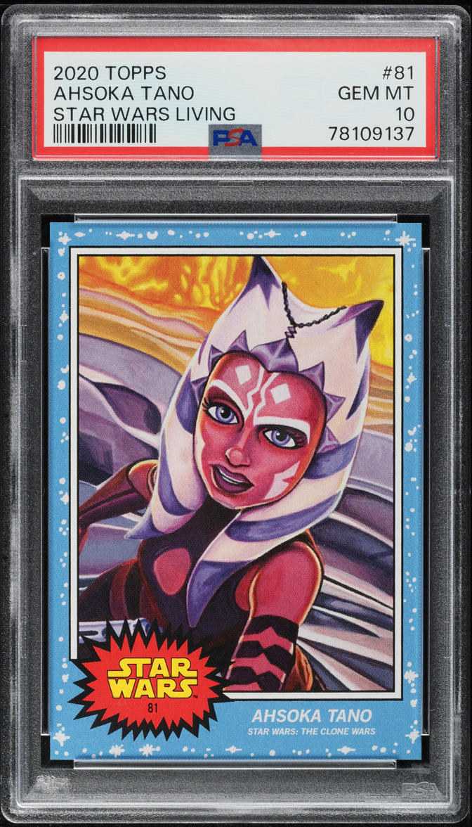 2020 Topps Star Wars Living Ahsoka Tano #81 PSA 10 GEM MINT